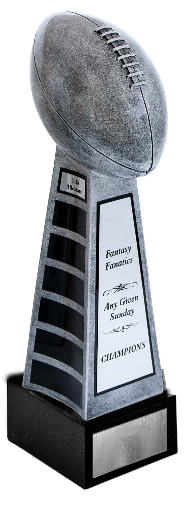 Silver Football Sport Tower