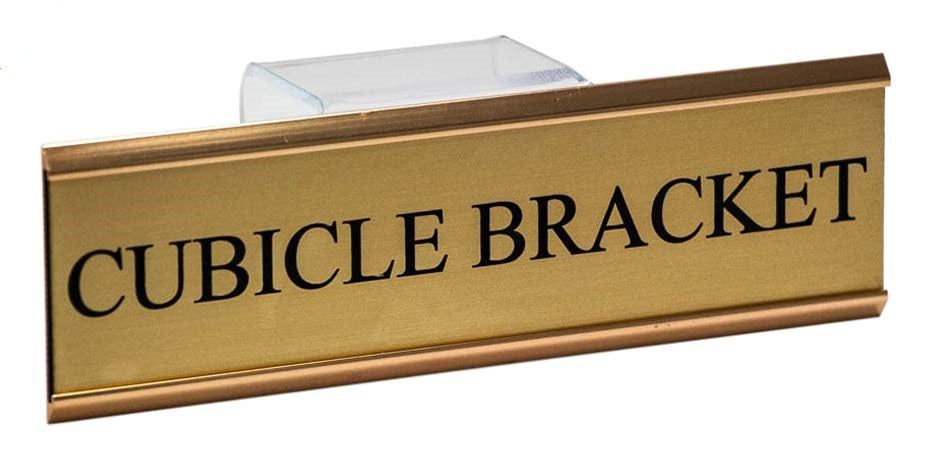 Cubicle Wall Bracket Name Plate